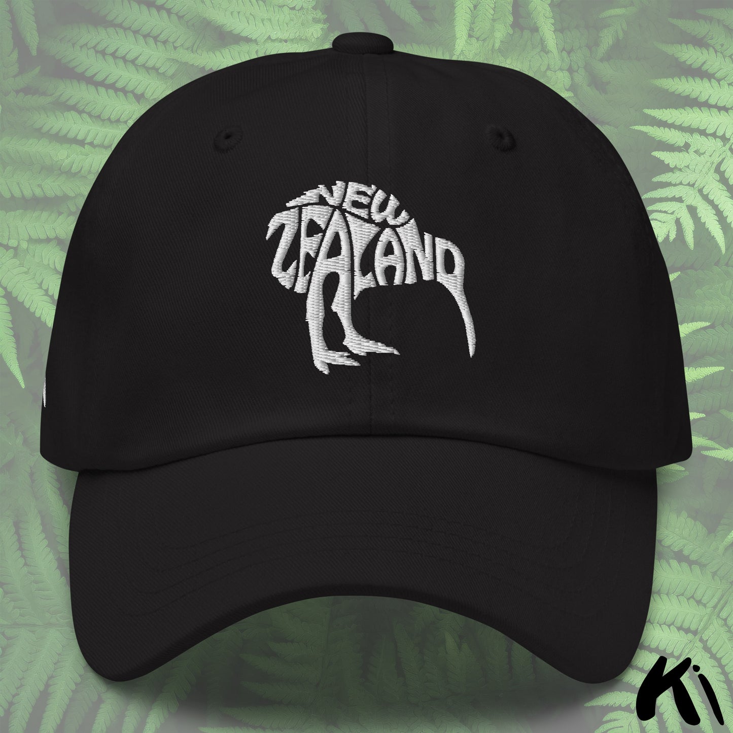 NEW ZEALAND KIWI Embroidered Dad Hat