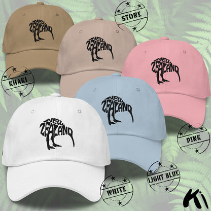 NEW ZEALAND KIWI Embroidered Dad Hat