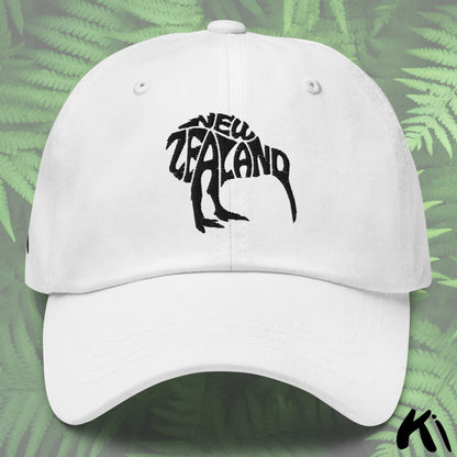 NEW ZEALAND KIWI Embroidered Dad Hat