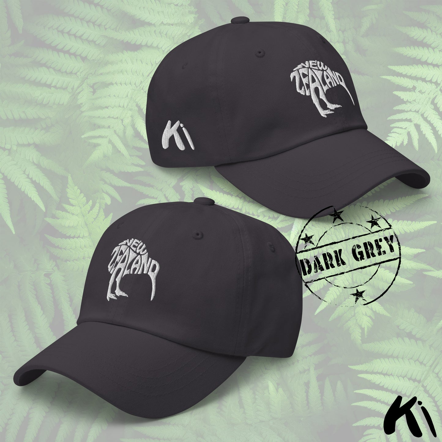 NEW ZEALAND KIWI Embroidered Dad Hat