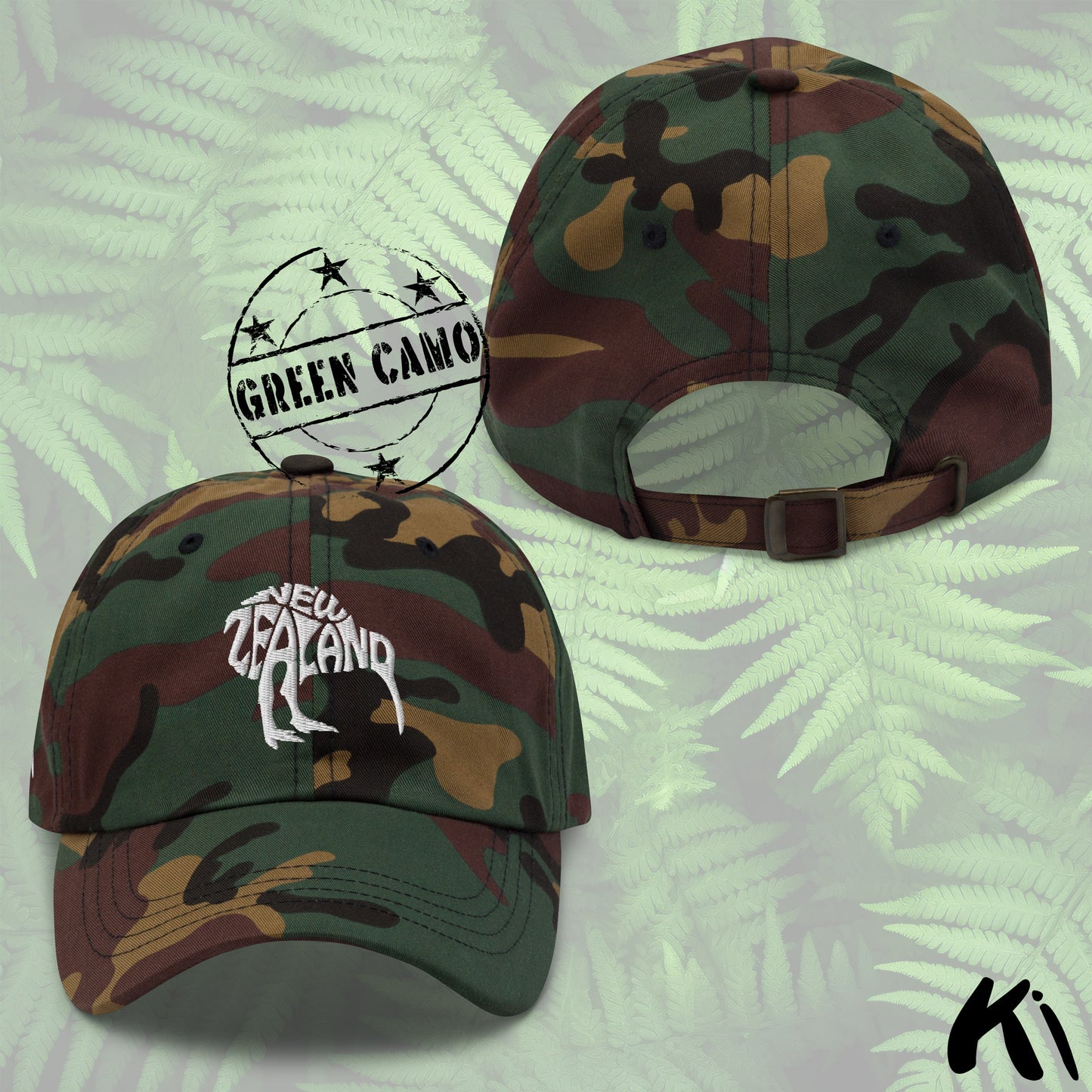 NEW ZEALAND KIWI Embroidered Dad Hat