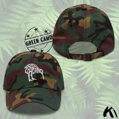 NEW ZEALAND KIWI Embroidered Dad Hat