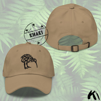 NEW ZEALAND KIWI Embroidered Dad Hat