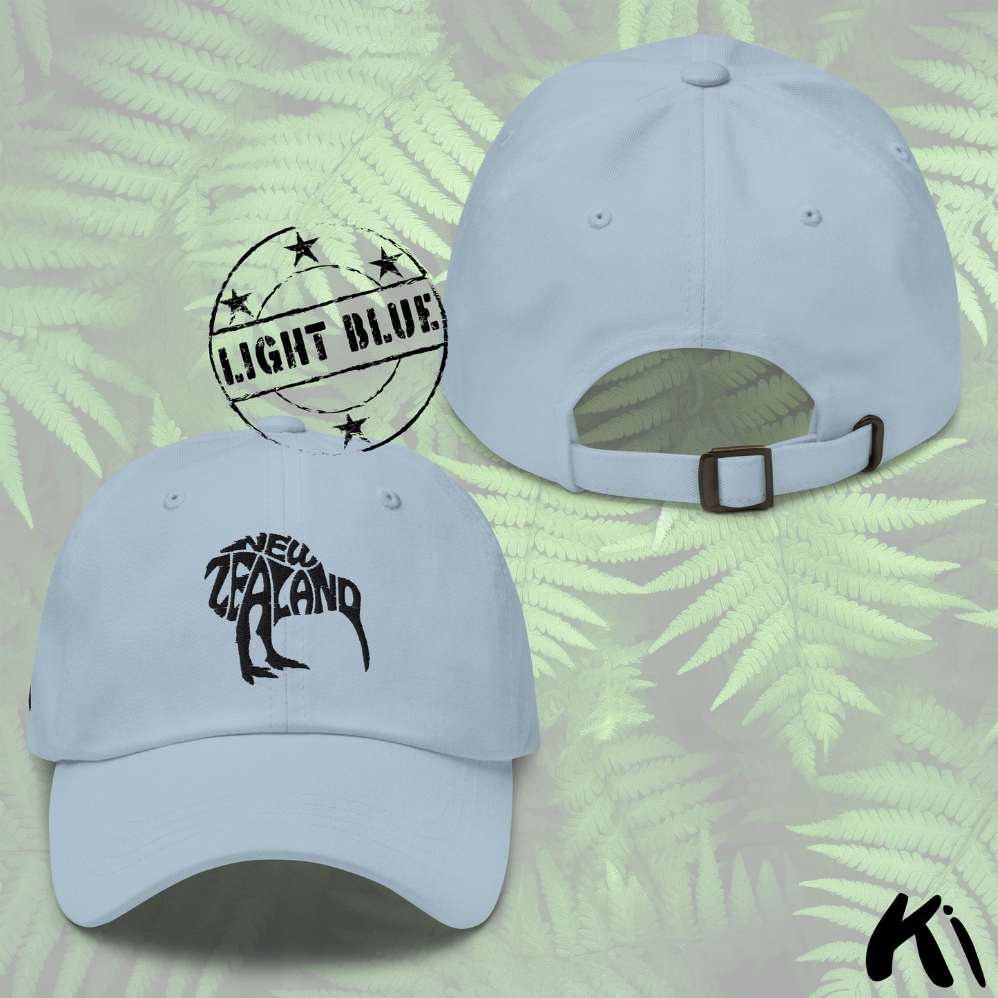 NEW ZEALAND KIWI Embroidered Dad Hat