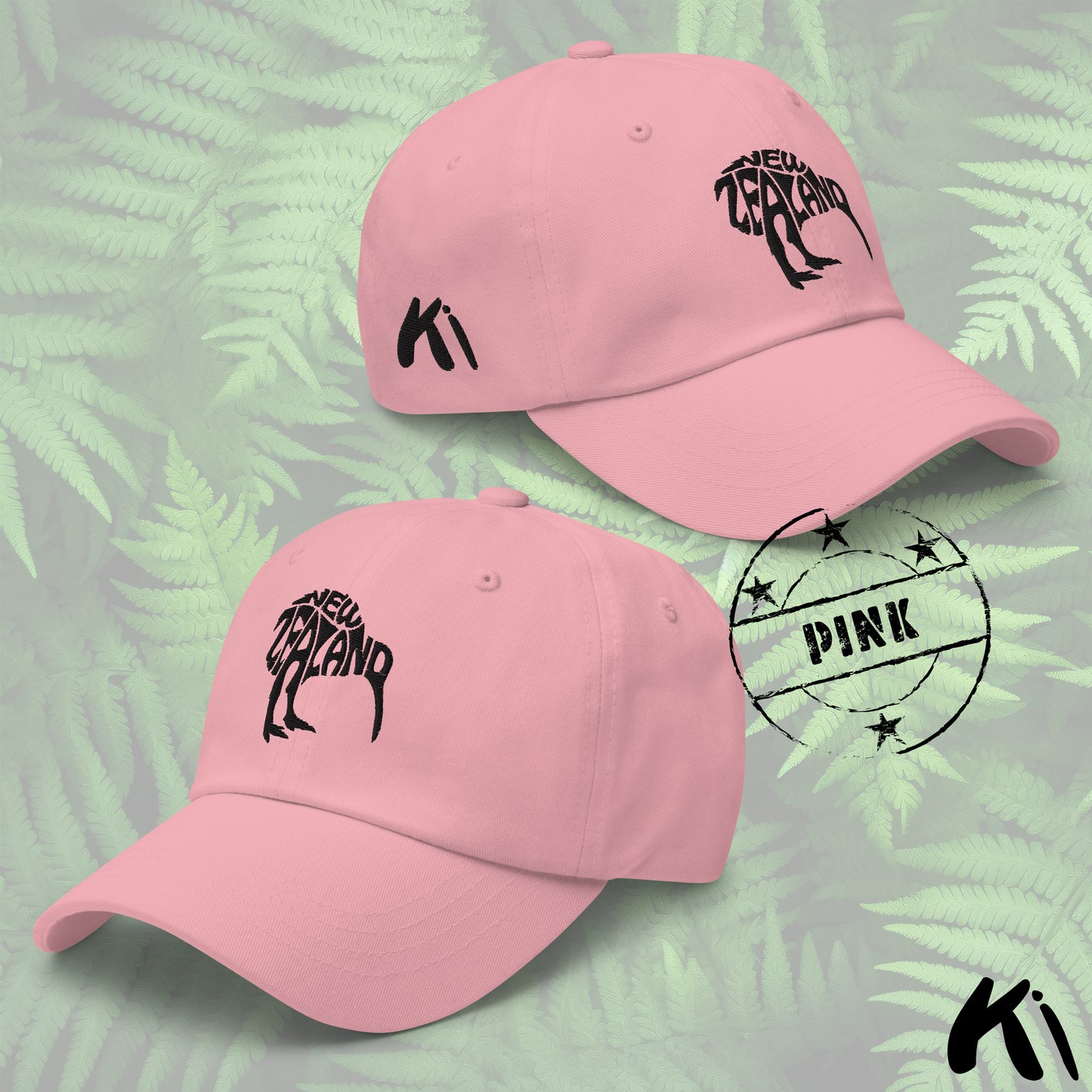 NEW ZEALAND KIWI Embroidered Dad Hat