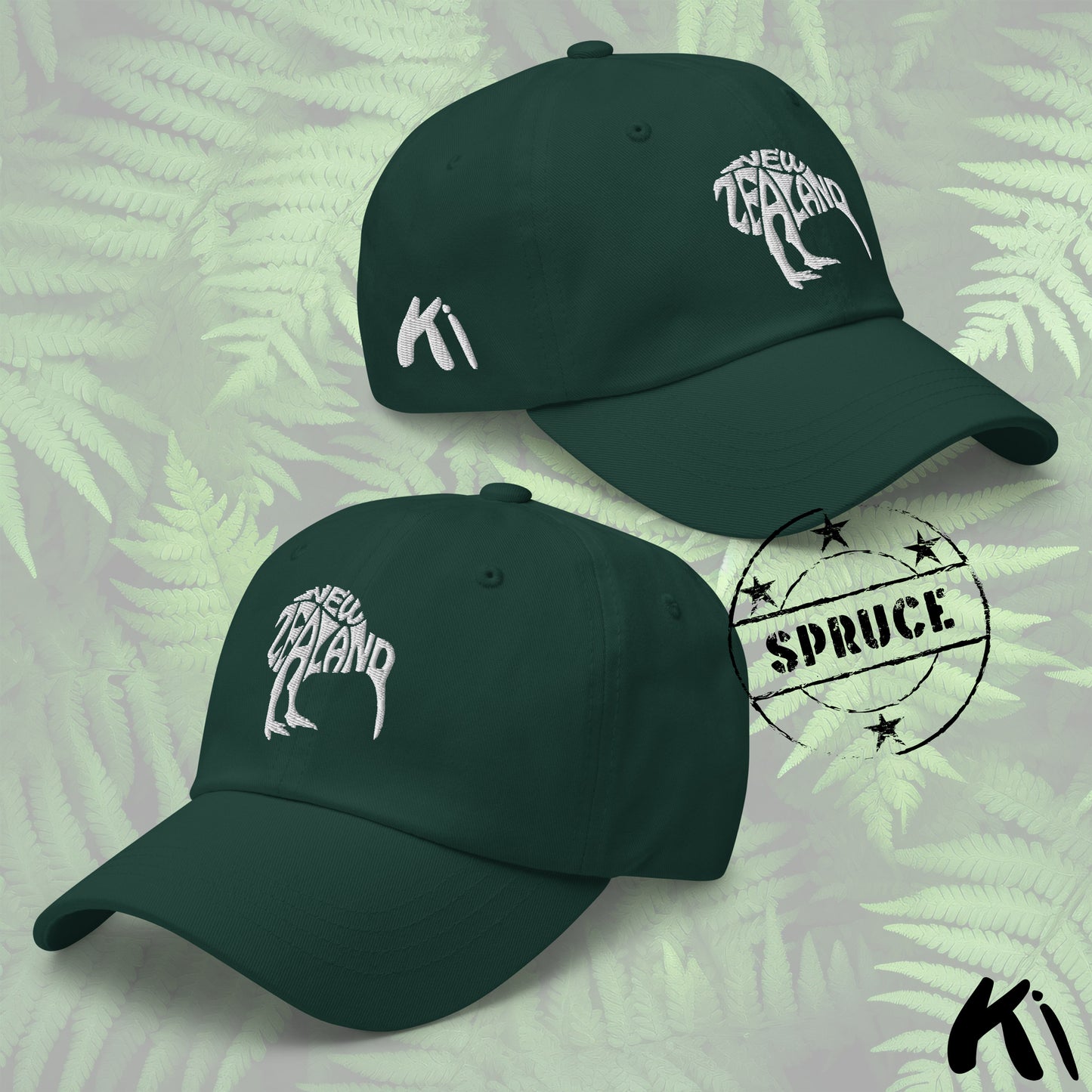 NEW ZEALAND KIWI Embroidered Dad Hat