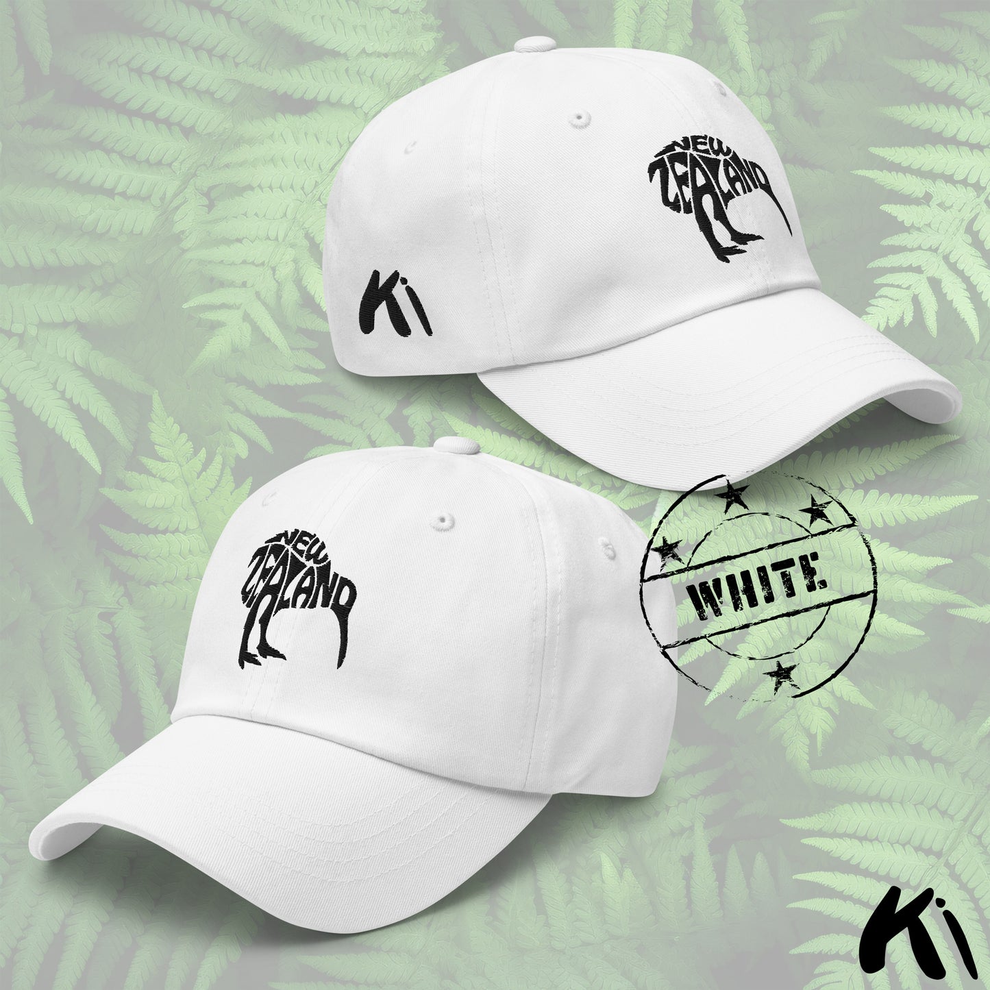 NEW ZEALAND KIWI Embroidered Dad Hat