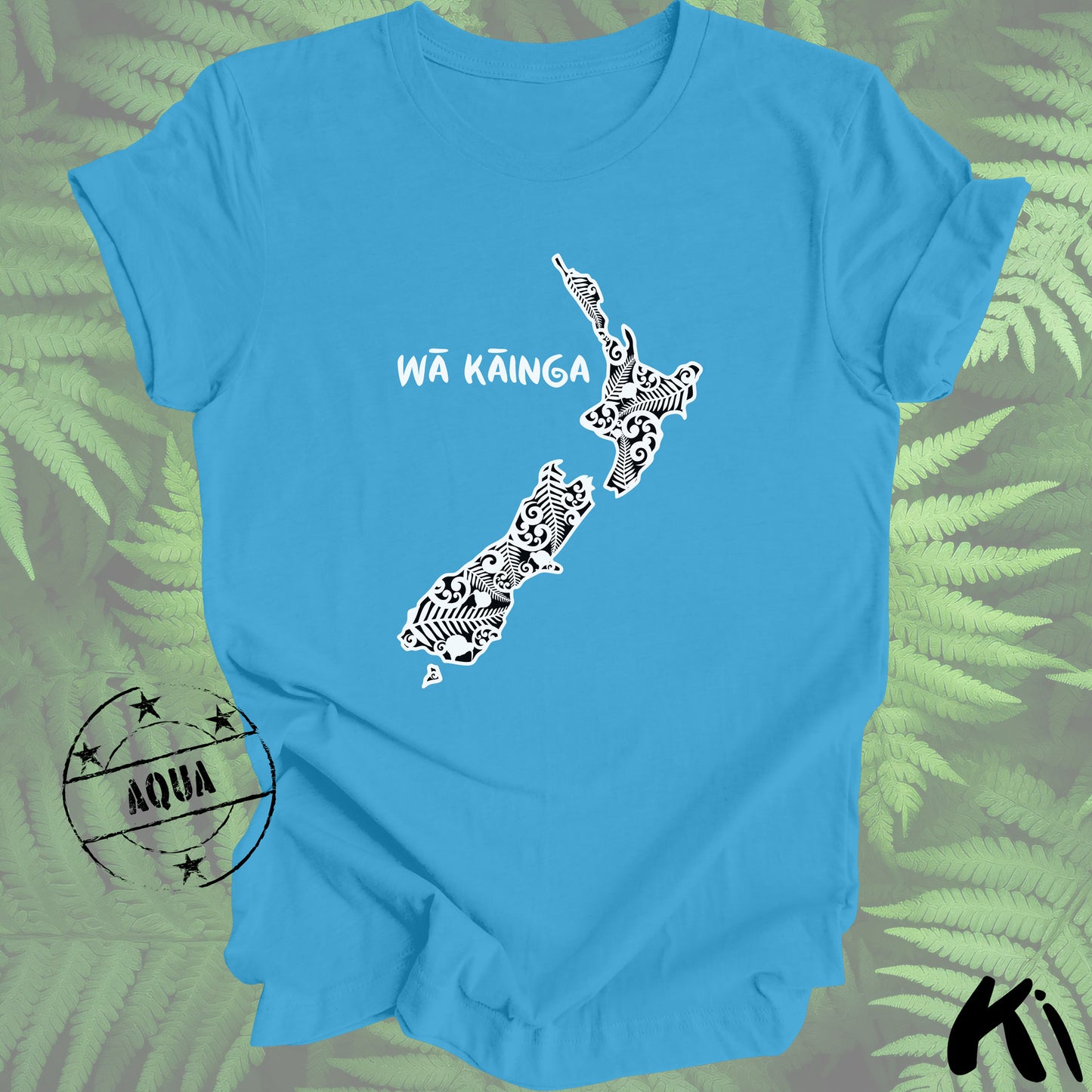 New Zealand Te Reo Māori HOME Koru & Kiwi Shirt