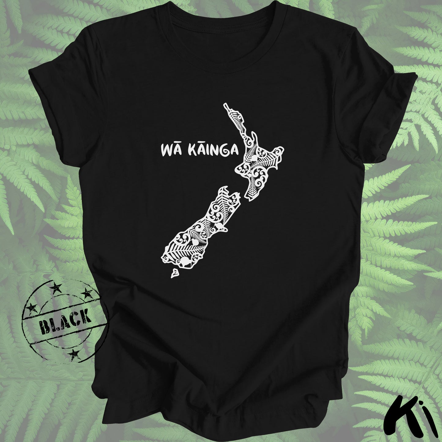 New Zealand Te Reo Māori HOME Koru & Kiwi Shirt