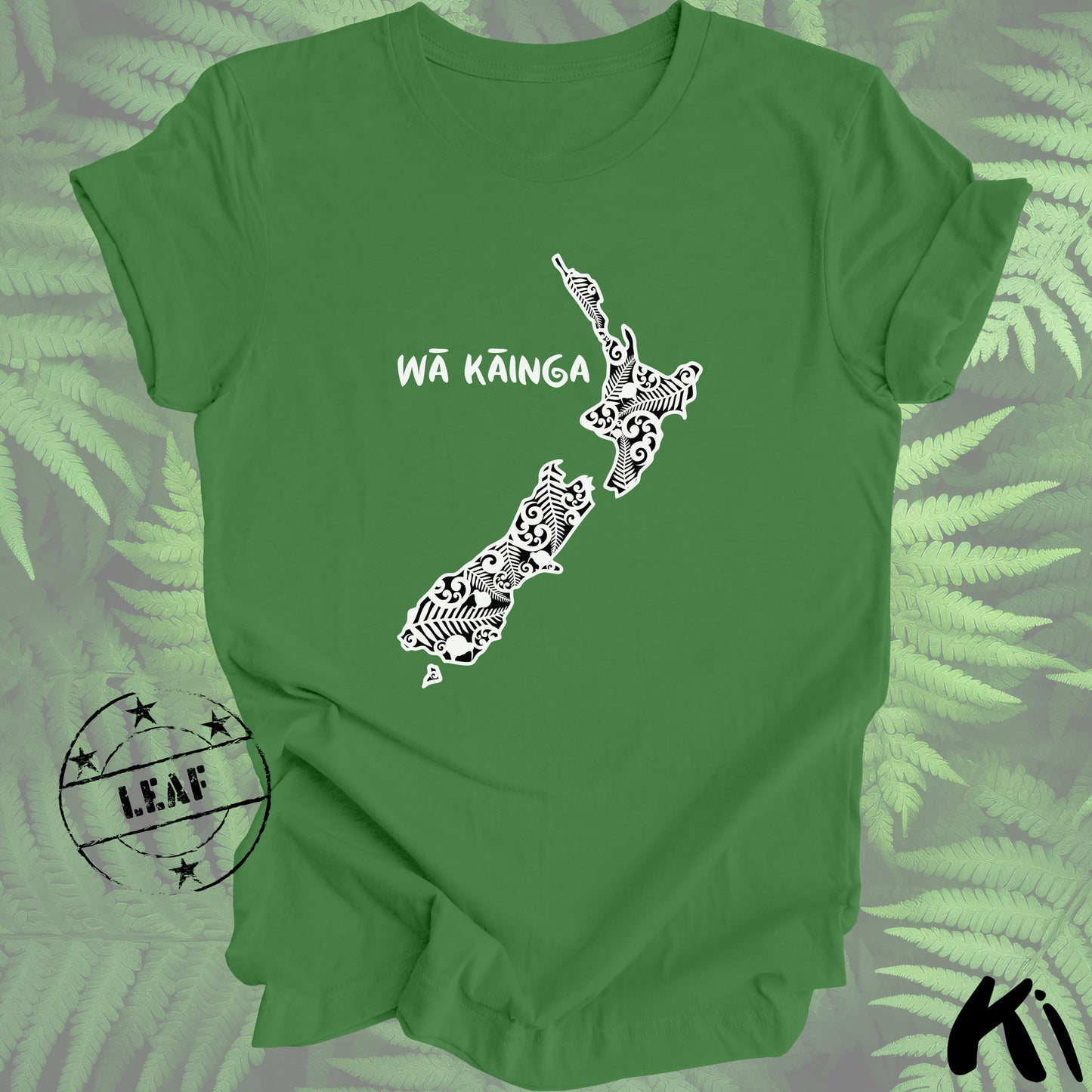 New Zealand Te Reo Māori HOME Koru & Kiwi Shirt