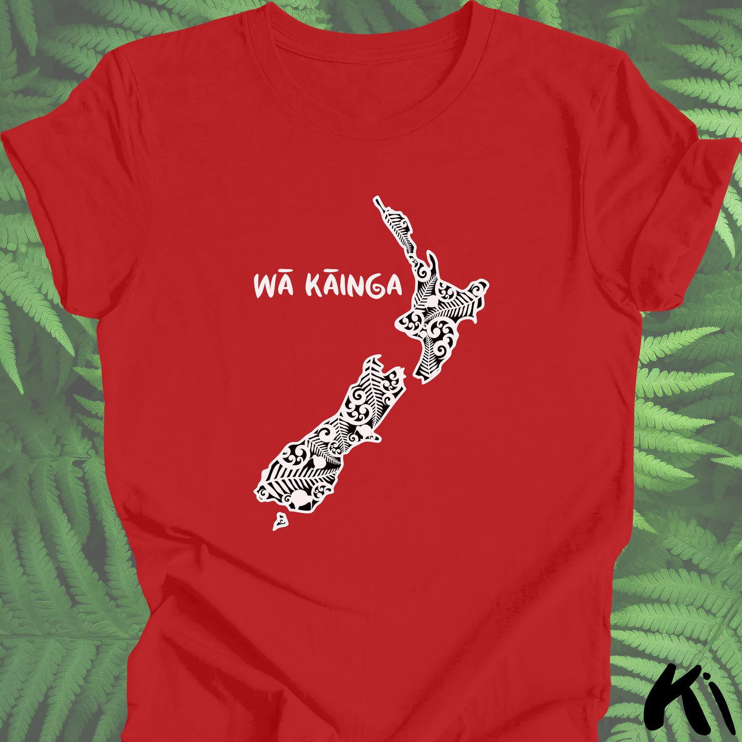 New Zealand Te Reo Māori HOME Koru & Kiwi Shirt