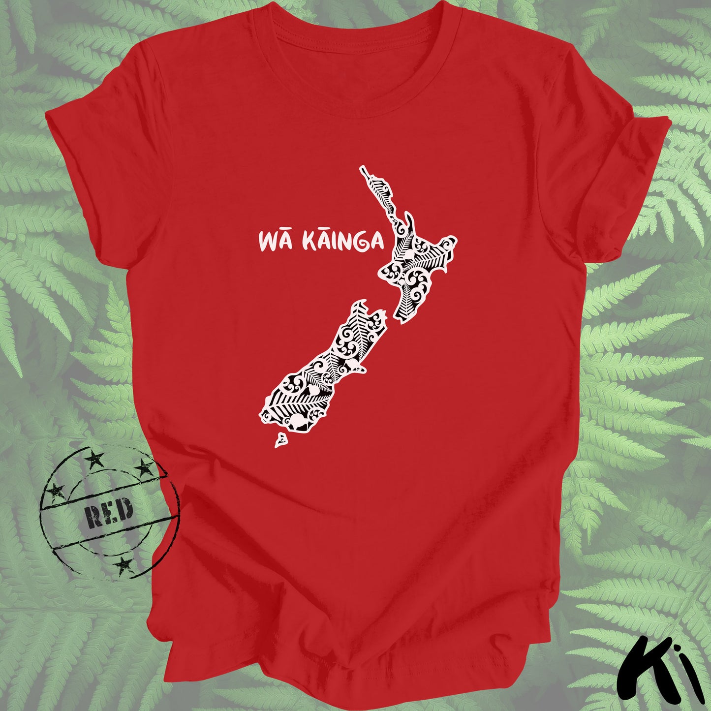 New Zealand Te Reo Māori HOME Koru & Kiwi Shirt