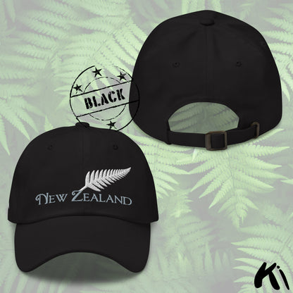 SILVER FERN NEW ZEALAND Embroidered Dad Hat