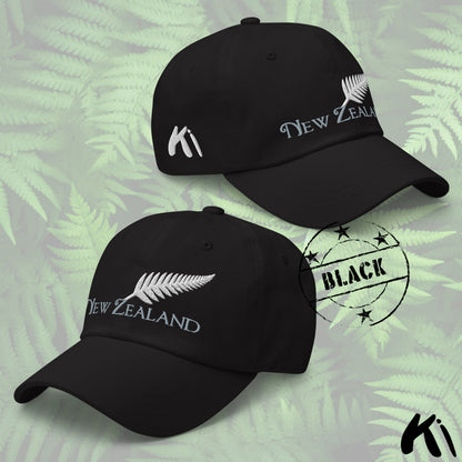 SILVER FERN NEW ZEALAND Embroidered Dad Hat