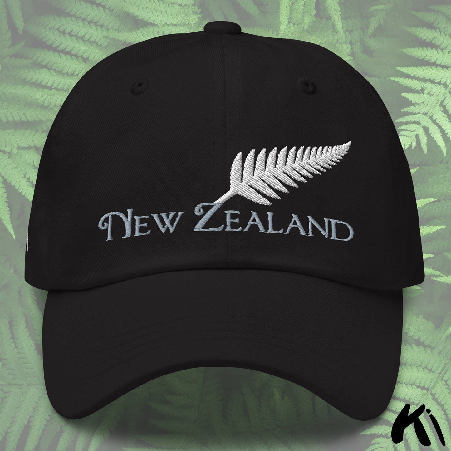SILVER FERN NEW ZEALAND Embroidered Dad Hat