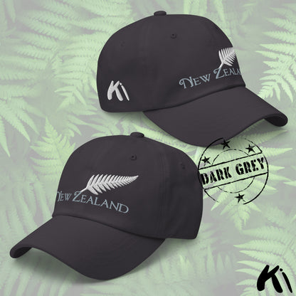 SILVER FERN NEW ZEALAND Embroidered Dad Hat