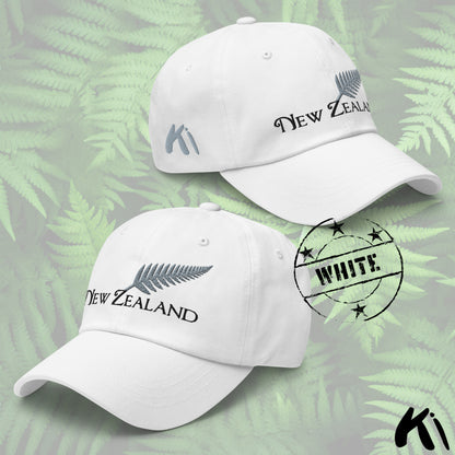 SILVER FERN NEW ZEALAND Embroidered Dad Hat