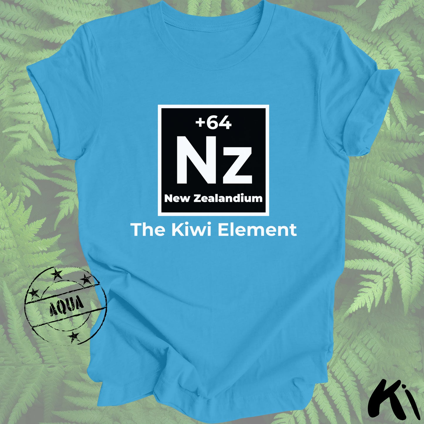 NZ Kiwi Element Chemical Symbol Shirt
