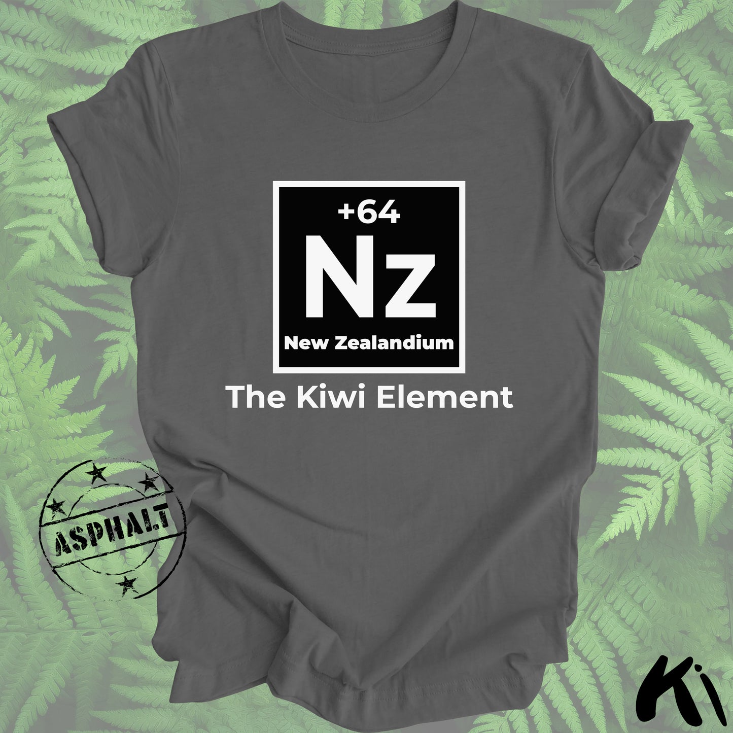 NZ Kiwi Element Chemical Symbol Shirt