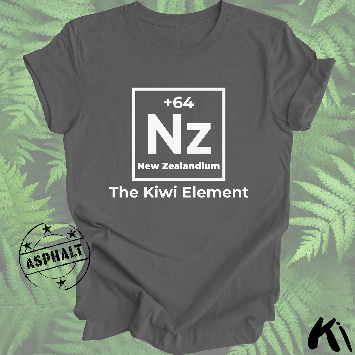 NZ Kiwi Element Chemical Symbol Shirt