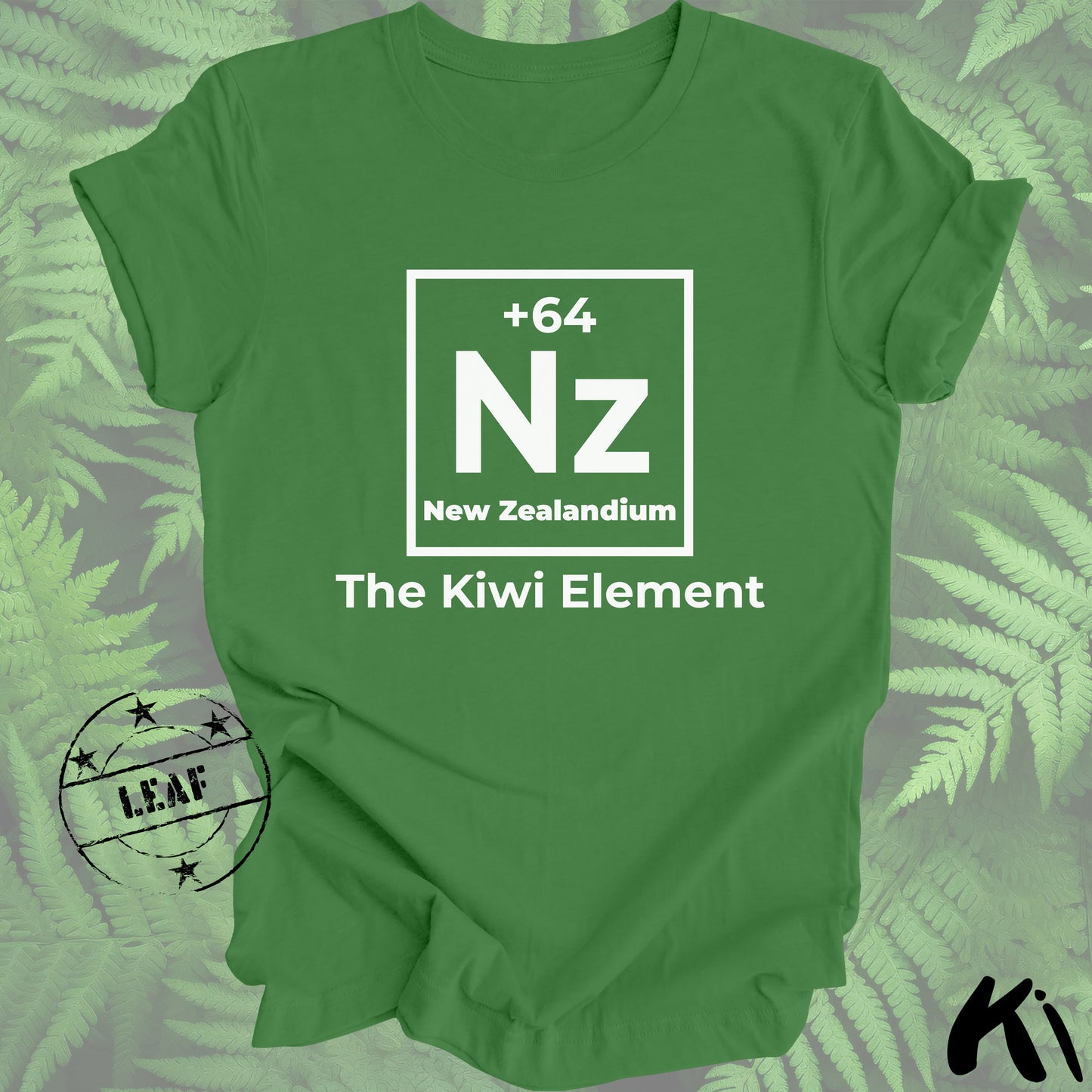 NZ Kiwi Element Chemical Symbol Shirt