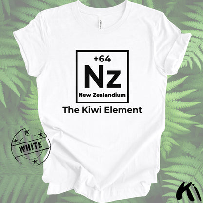 NZ Kiwi Element Chemical Symbol Shirt