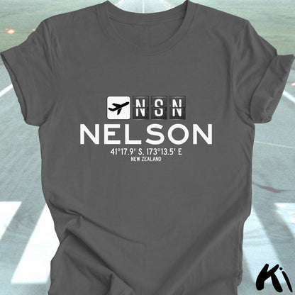 NELSON Airport Code Shirt