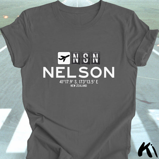 NELSON Airport Code Shirt
