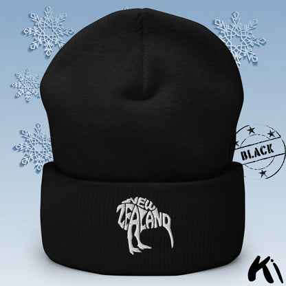 NEW ZEALAND KIWI Cuffed Beanie