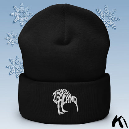 NEW ZEALAND KIWI Cuffed Beanie