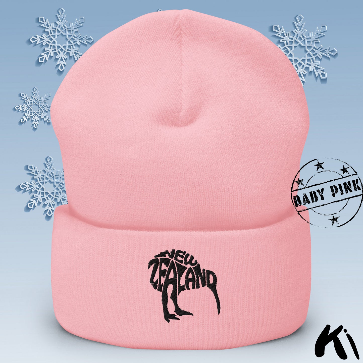 NEW ZEALAND KIWI Cuffed Beanie