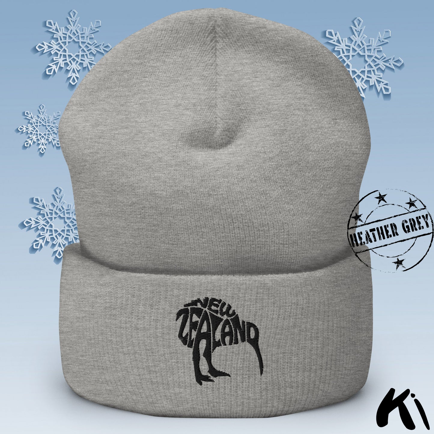 NEW ZEALAND KIWI Cuffed Beanie