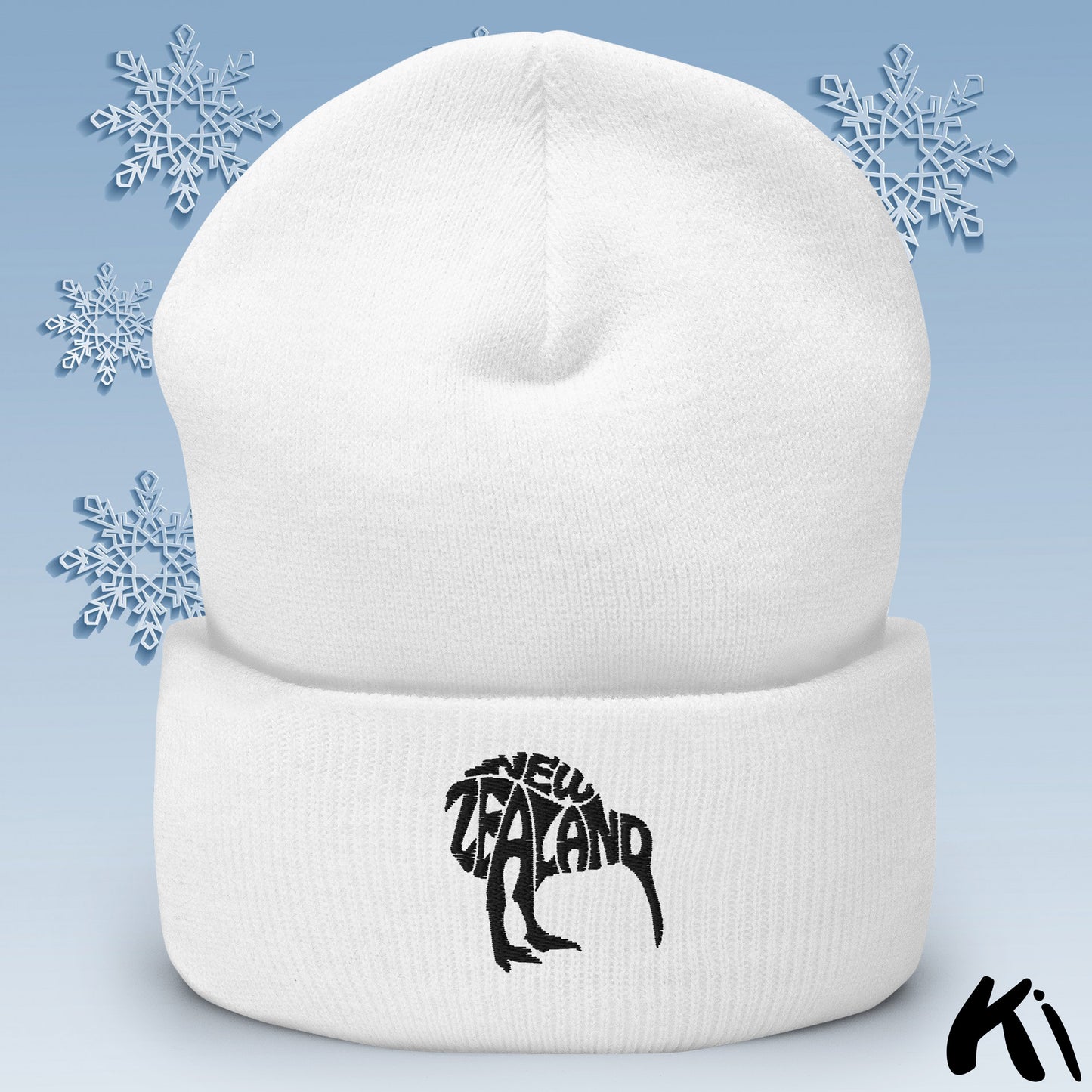 NEW ZEALAND KIWI Cuffed Beanie