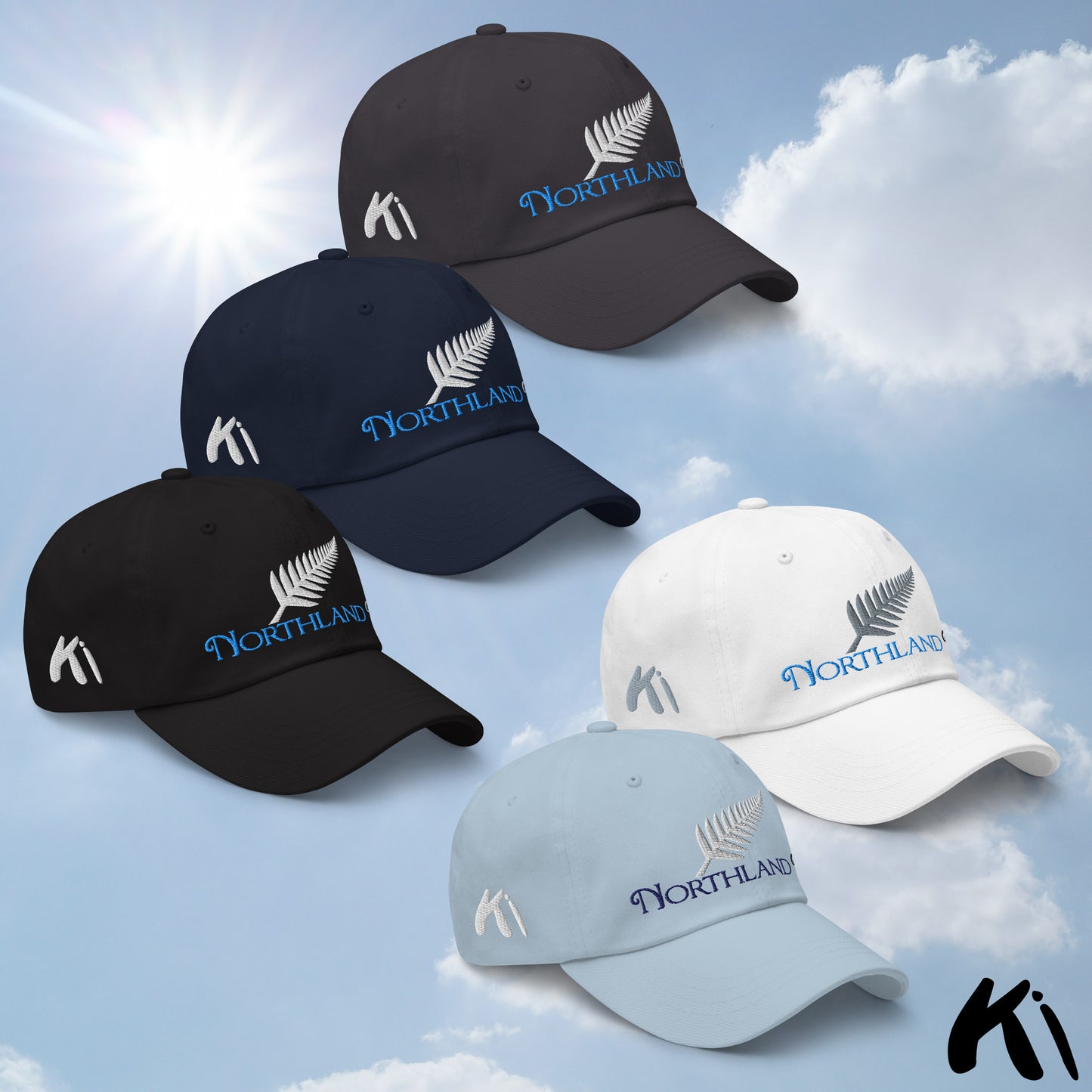 NORTHLAND NZ Silver Fern Embroidered Cap