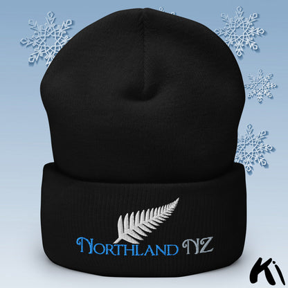 NORTHLAND NZ Silver Fern Cuffed Beanie