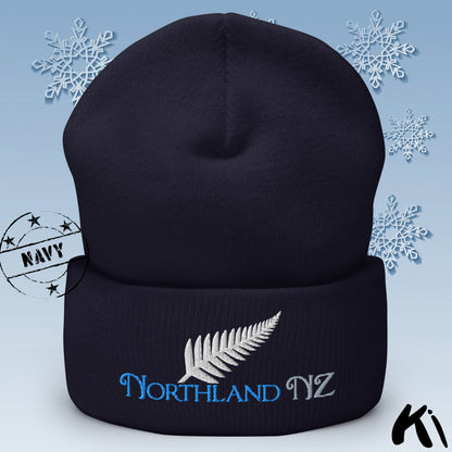NORTHLAND NZ Silver Fern Cuffed Beanie