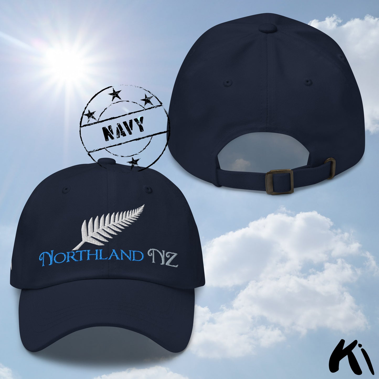 NORTHLAND NZ Silver Fern Embroidered Cap