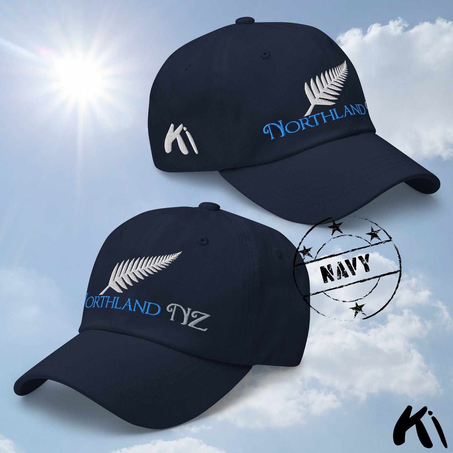 NORTHLAND NZ Silver Fern Embroidered Cap