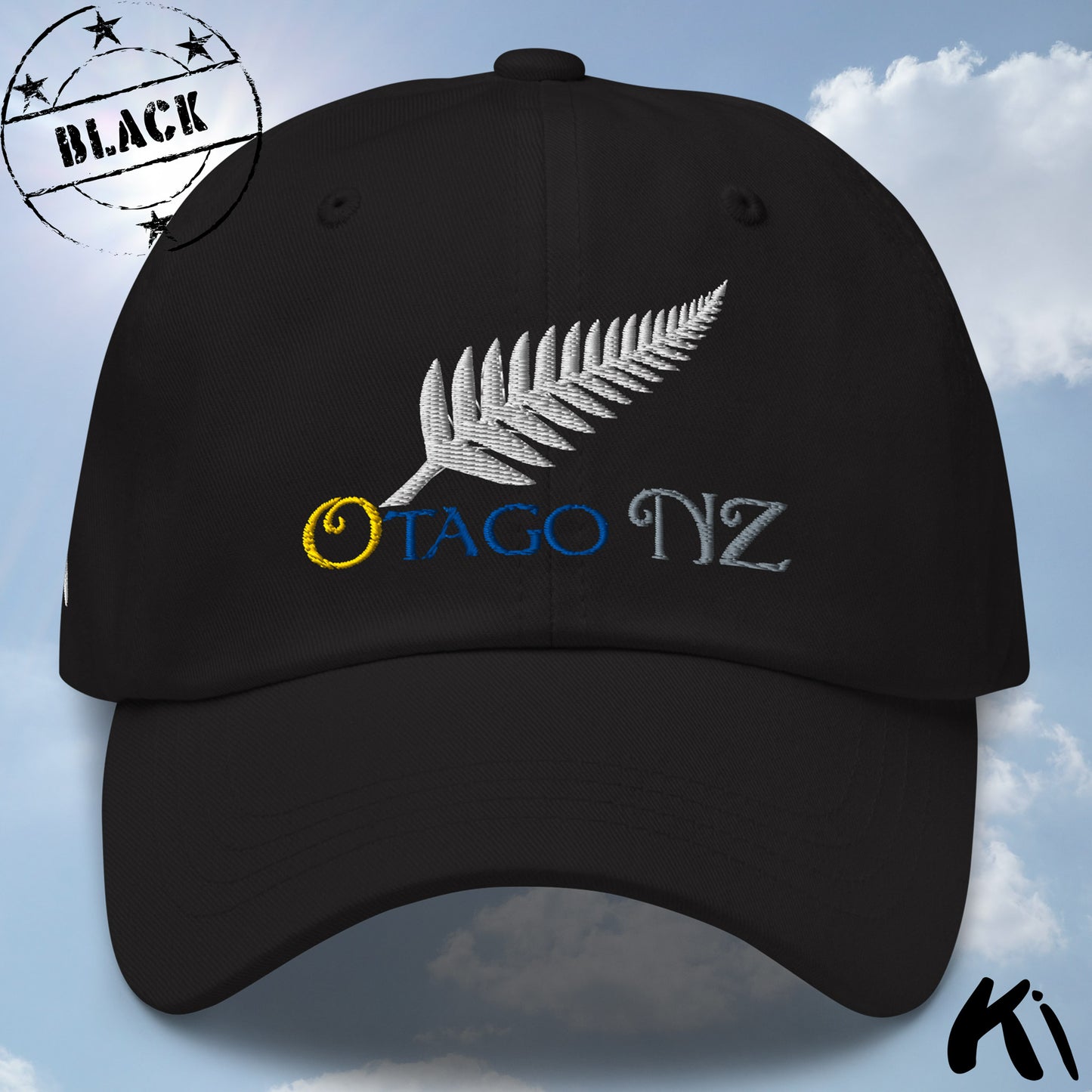OTAGO NZ Silver Fern Embroidered Cap