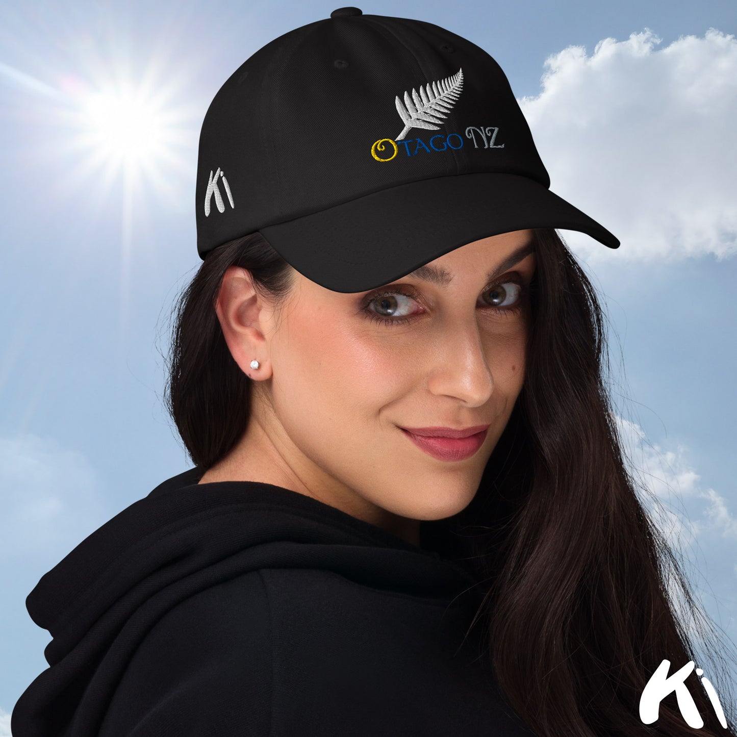 OTAGO NZ Silver Fern Embroidered Cap