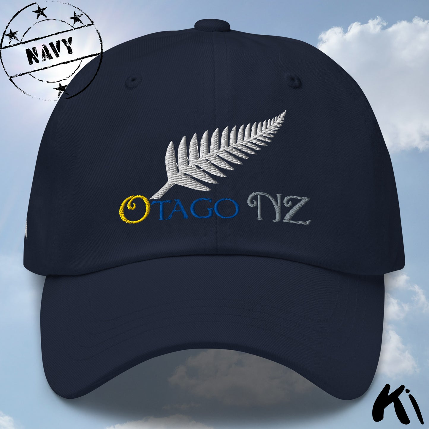 OTAGO NZ Silver Fern Embroidered Cap