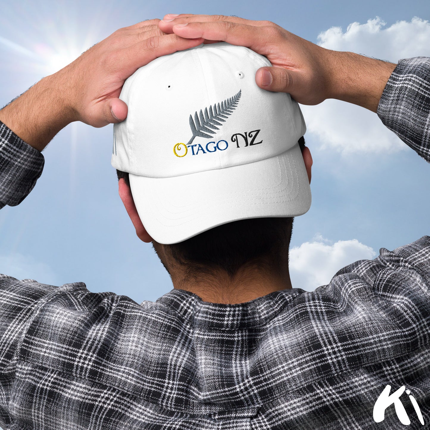 OTAGO NZ Silver Fern Embroidered Cap