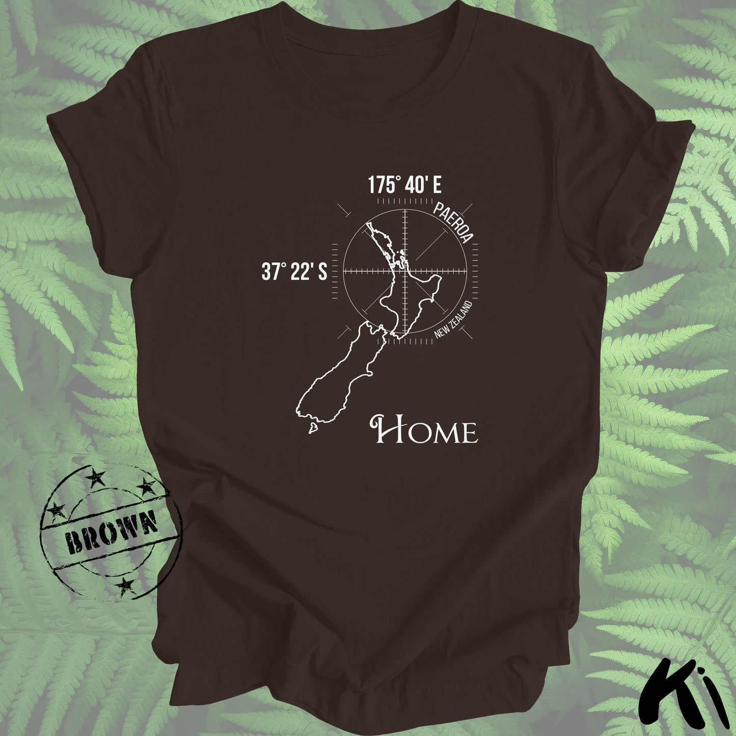PAEROA New Zealand Home Co-ords Shirt