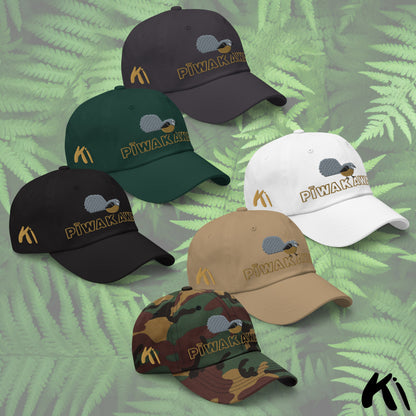 PĪWAKAWAKA / Fantail Embroidered Dad hat