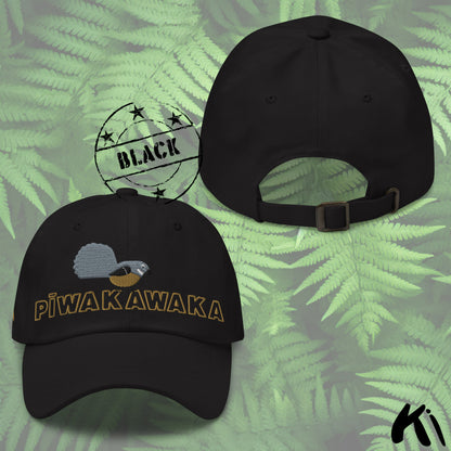 PĪWAKAWAKA / Fantail Embroidered Dad hat