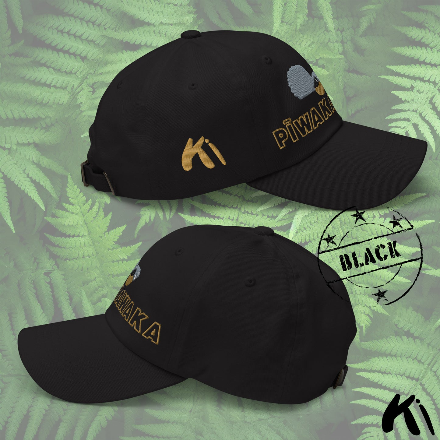 PĪWAKAWAKA / Fantail Embroidered Dad hat