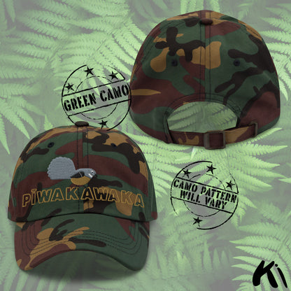 PĪWAKAWAKA / Fantail Embroidered Dad hat