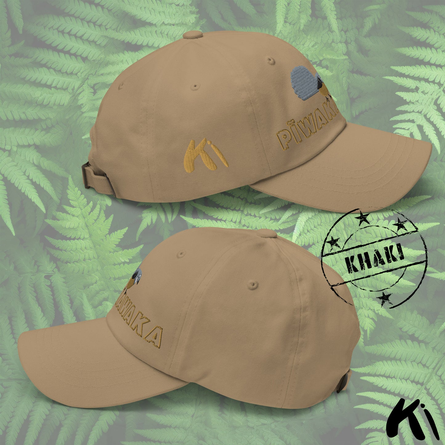PĪWAKAWAKA / Fantail Embroidered Dad hat
