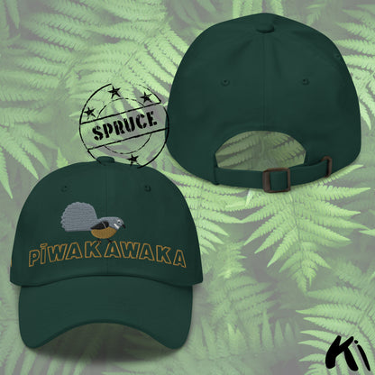 PĪWAKAWAKA / Fantail Embroidered Dad hat
