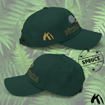 PĪWAKAWAKA / Fantail Embroidered Dad hat